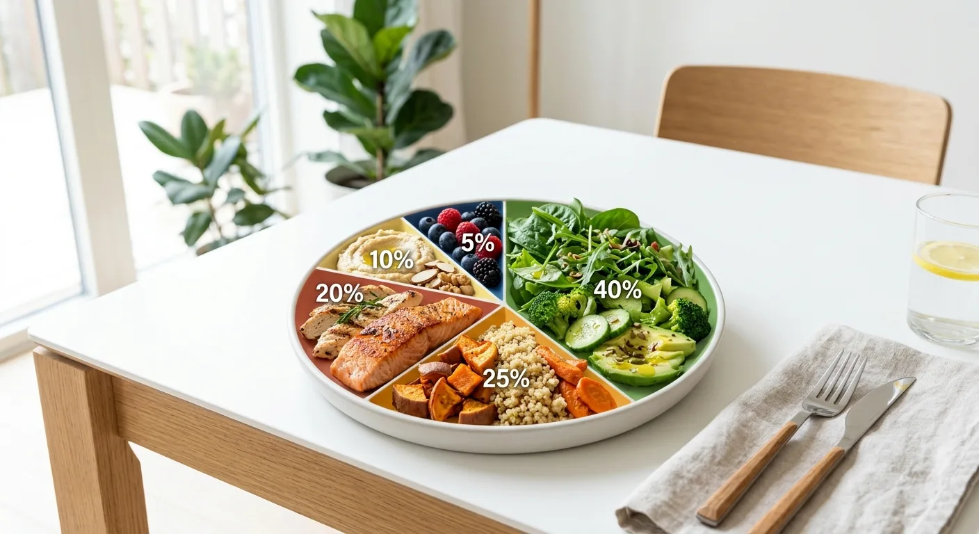 バランスの良い食事のようなポートフォリオのイメージ
