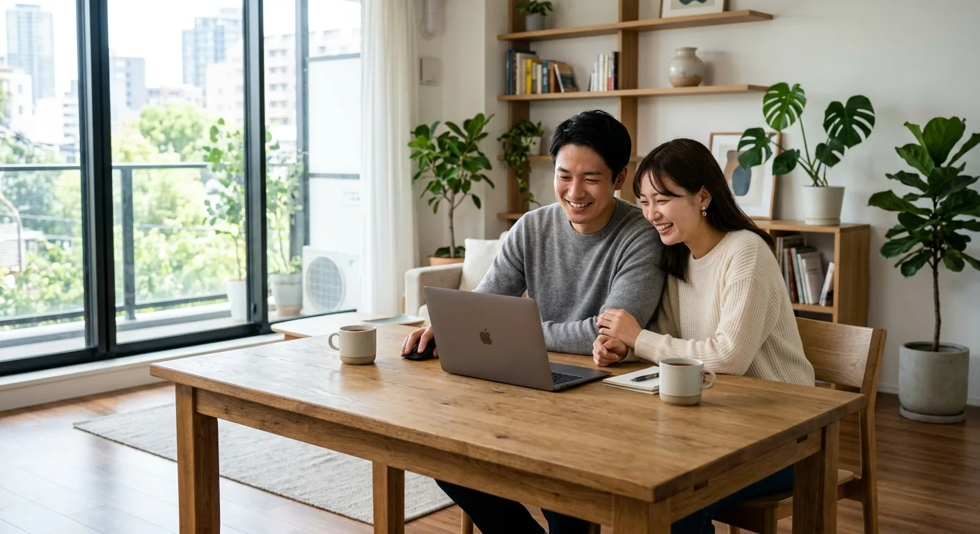 投資信託を選んで安心した日本人カップル