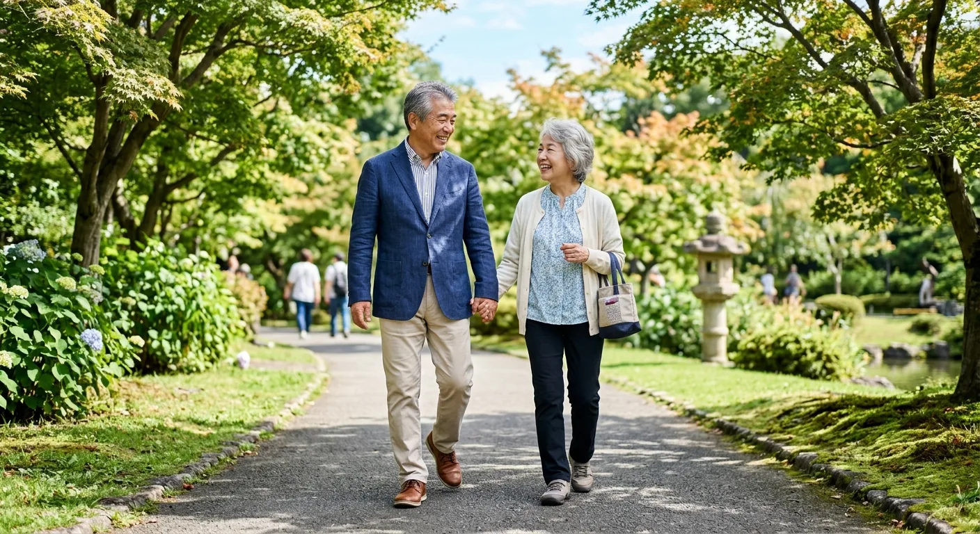 老後計画を立てて安心する日本人シニア夫婦
