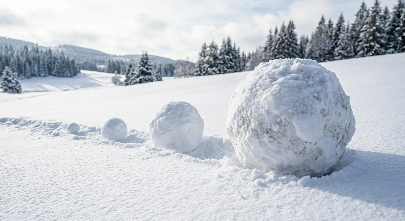 雪だるま式に膨らむ複利のイメージ