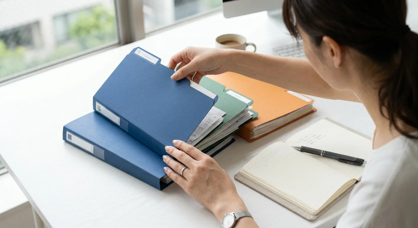 各社の特徴を整理する書類